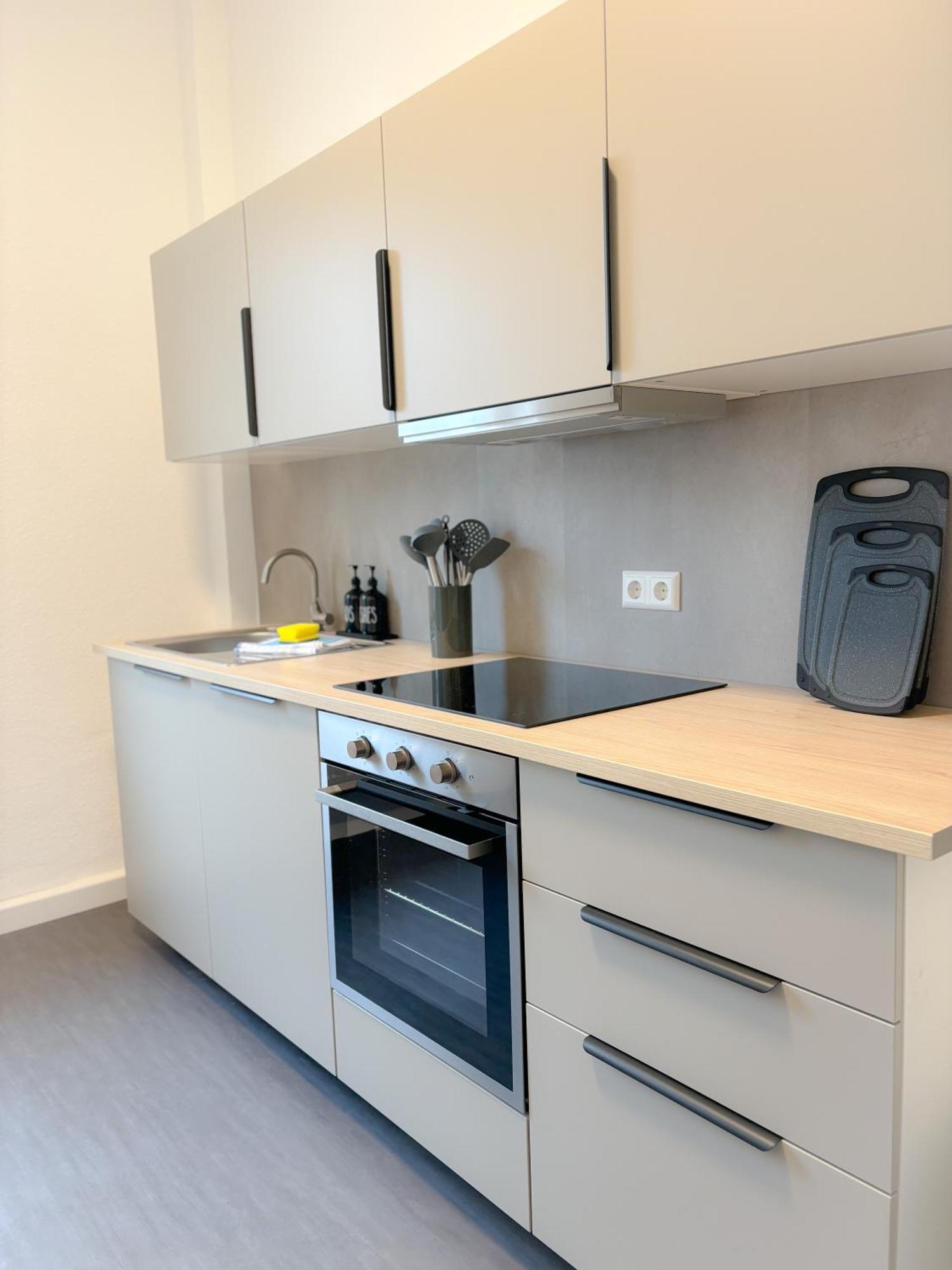 Helles City Apartment Fuer Familien & Gruppen نوي أولم المظهر الخارجي الصورة